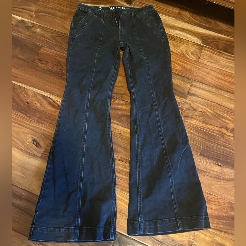 Black Flared Jeans